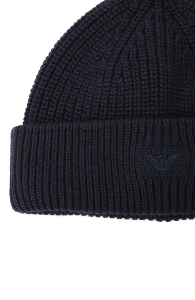 Шапка из хлопка и шерсти EMPORIO ARMANI, арт. EB000687/AF17338, фото 3