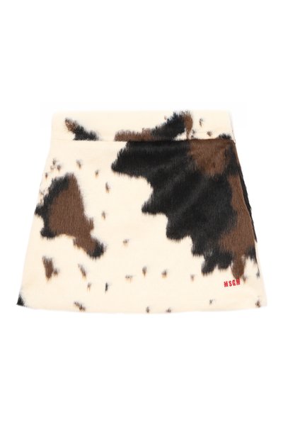 Юбка из экомеха MSGM KIDS, арт. F6MSJGSK081