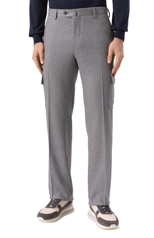 Шерстяные брюки-карго MVST M25.1MM.T412/981 Серый  M25.1MM.T412/981 Фото 3