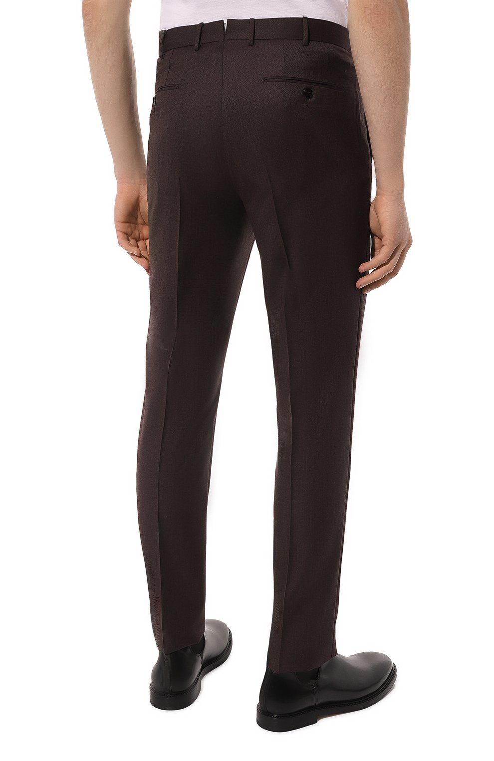 Шерстяные брюки ZEGNA, арт. 611F23A6/75TB12, фото 4