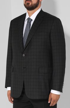 Однобортный пиджак из смеси шерсти и шелка BRIONI, арт. RG0J0L/07A2H/BRUNIC0/2, фото 3