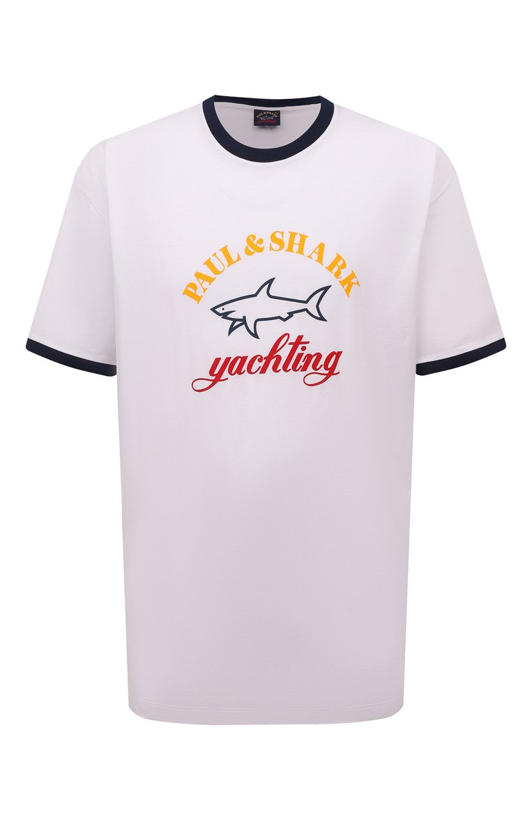 Хлопковая футболка PAUL&SHARK, арт. C0P1006/3XL-6XL, фото 1