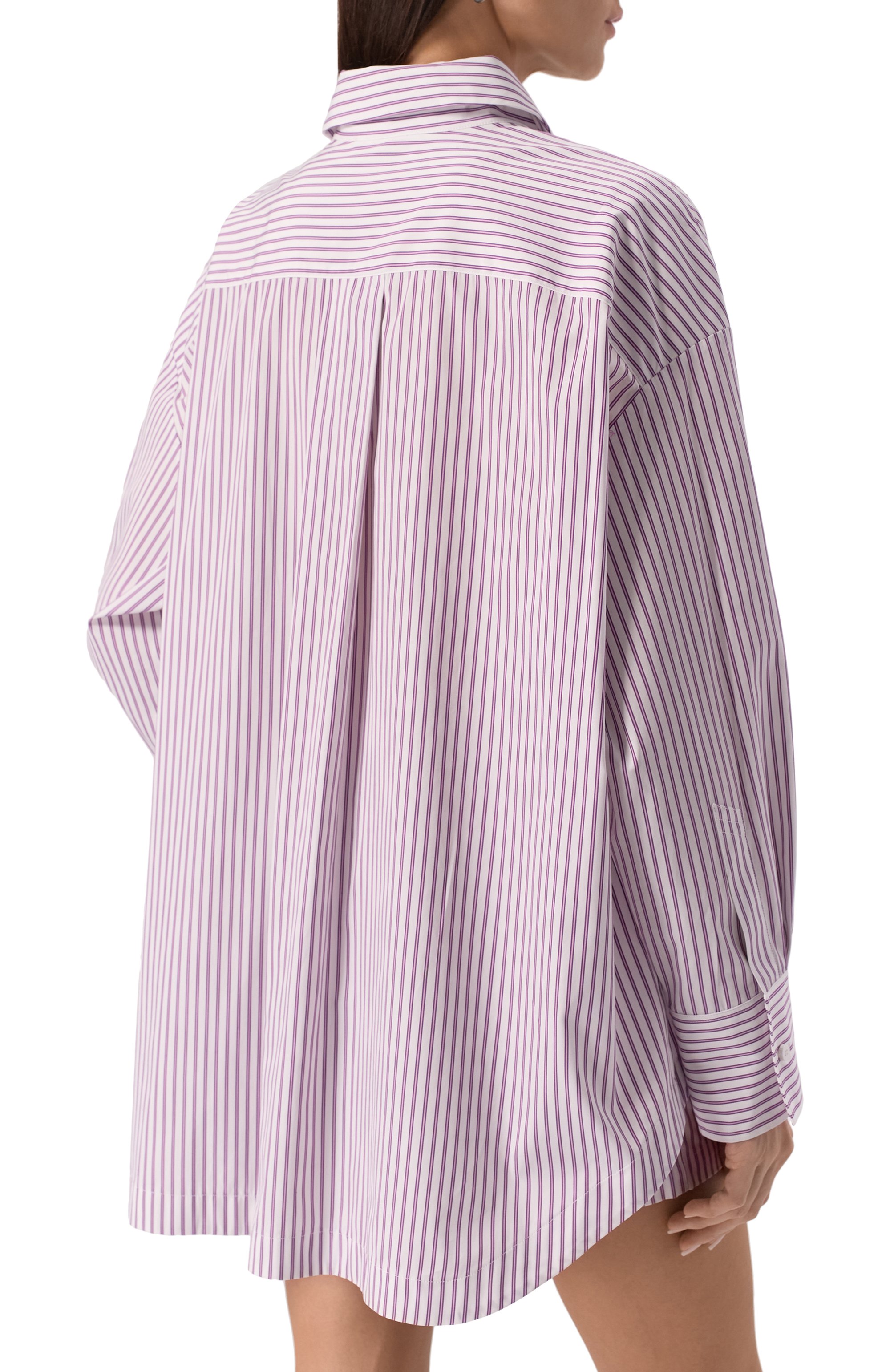 Хлопковая рубашка THE ATTICO, арт. 250WCH00004/CCC054AA, фото 4