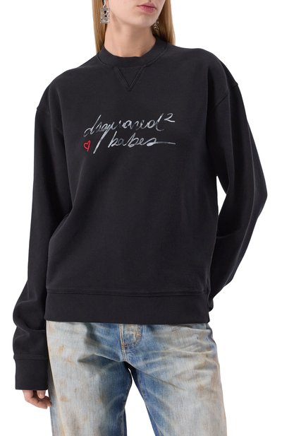 Хлопковый свитшот DSQUARED2, арт. S72GU0488/S25462, фото 3