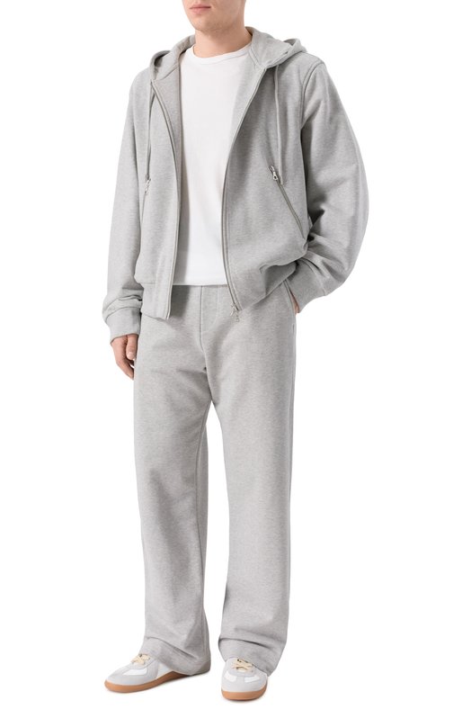 Хлопковая толстовка Dries Van Noten 021138/3611 Серый  021138/3611 Фото 2