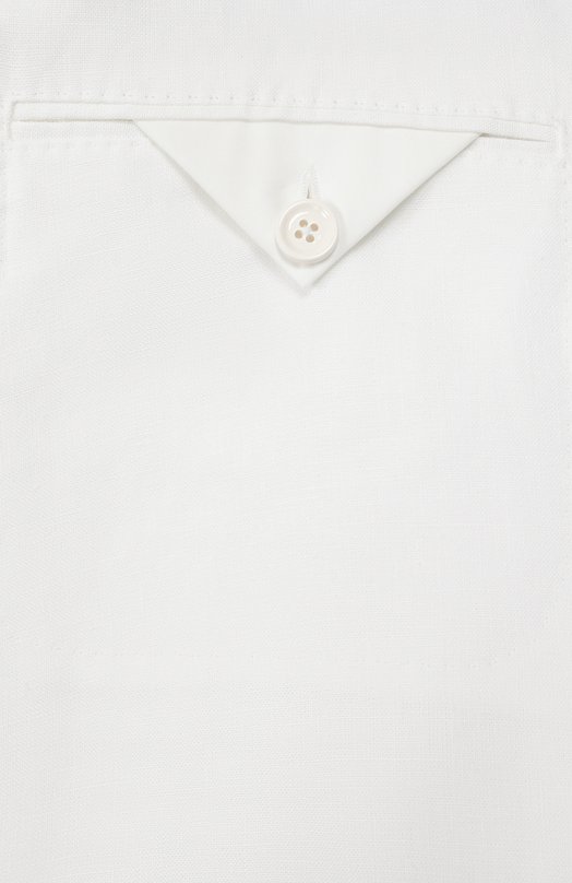 Льняной пиджак Dolce & Gabbana G2QS6T/FU4MC Кремовый  G2QS6T/FU4MC Фото 9