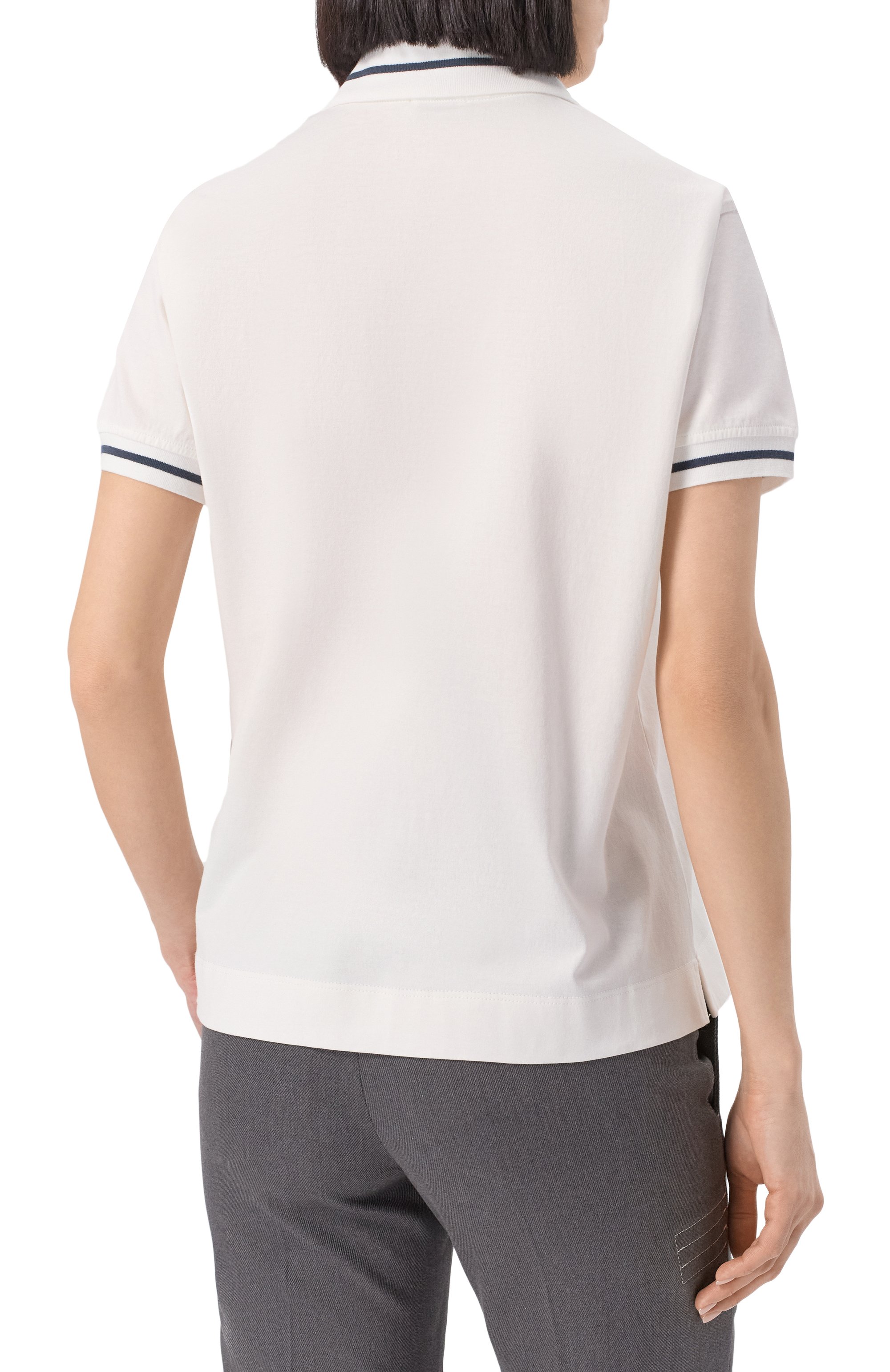 Хлопковое поло BRUNELLO CUCINELLI, арт. M0T81VD125, фото 4