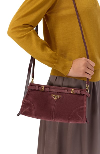 Женская сумка bonnie small PRADA, арт. 1BH215/2C4S