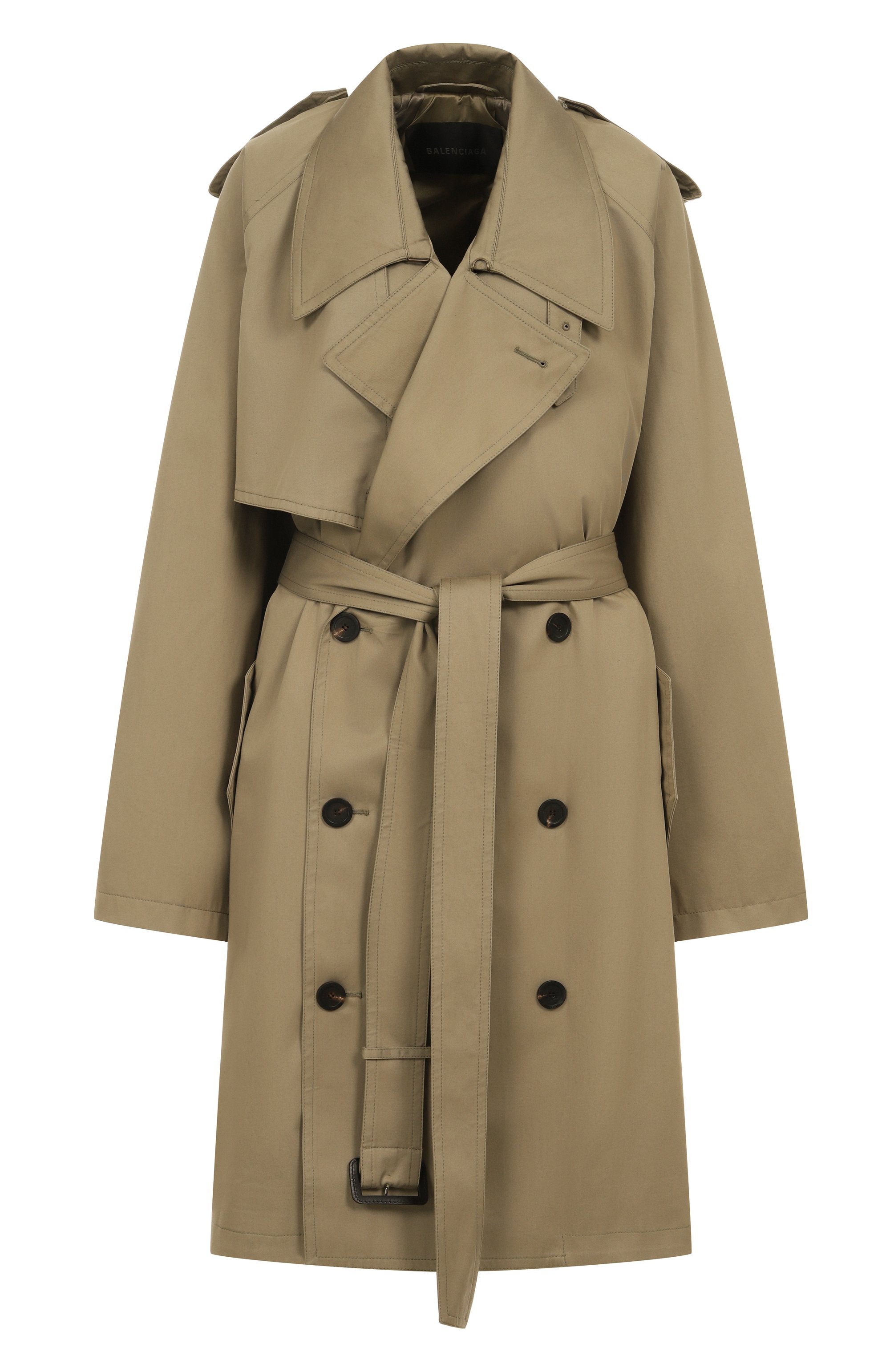 Хлопковый тренч BALENCIAGA, арт. 839117/TSP13, ф�ото 1