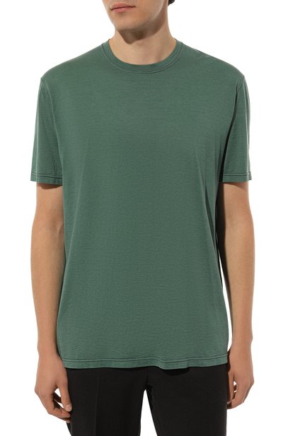 Футболка из шелка и хлопка KITON, арт. UMK0355, фото 3