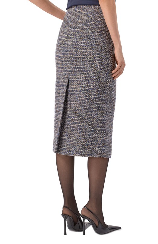 Твидовая юбка MVST M25.1MW.S004/UBERTIN0 13783.1.1 Голубой  M25.1MW.S004/UBERTIN0 13783.1.1 Фото 4