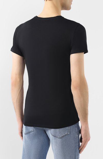 Хлопковая футболка BISIBIGLIO черного цвета по цене 7210 руб., арт. F0RZA R0CKY, фото 4 Хлопковая футболка BISIBIGLIO, арт. F0RZA R0CKY, фото 4