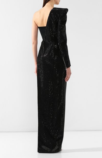 Платье BALMAIN черного цвета по цене 358000 руб., арт. RF06967/207D, фото 4 Платье BALMAIN, арт. RF06967/207D, фото 4