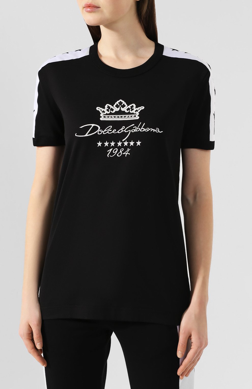 Хлопковая футболка DOLCE & GABBANA, арт. F8L74Z/G7UAR, фото 3