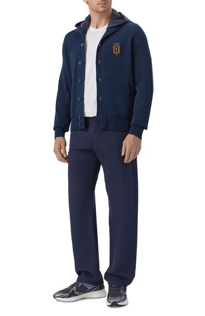 Брюки из хлопка и льна C.P. COMPANY, арт. 20CMPA305A/110626G, фото 2