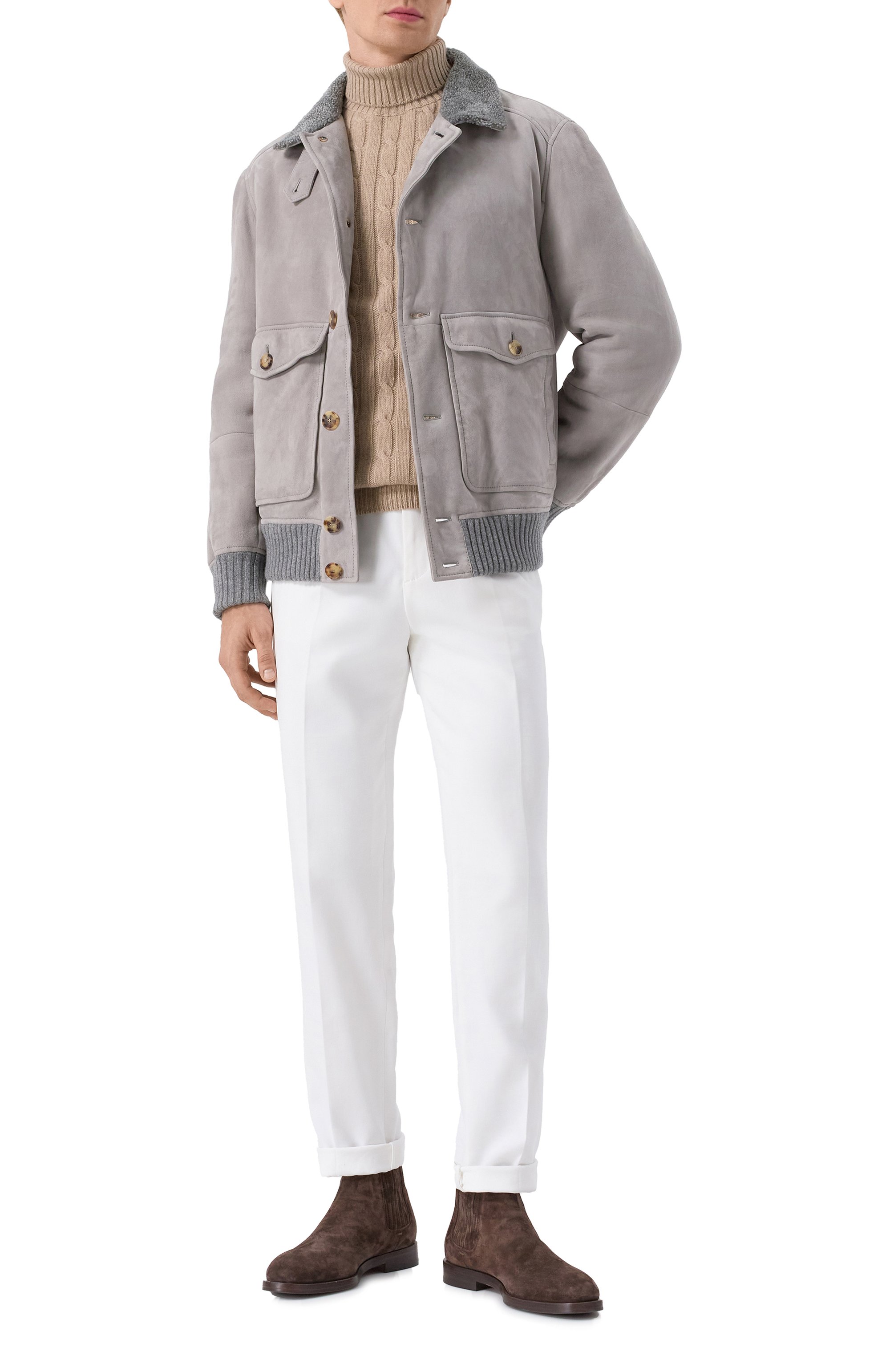 Дубленка из овчины BRUNELLO CUCINELLI, арт. MPMLV1952, фото 2