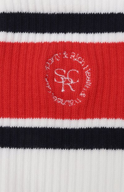 Хлопковые носки SPORTY AND RICH, арт. AC068602305WH58, фото 2