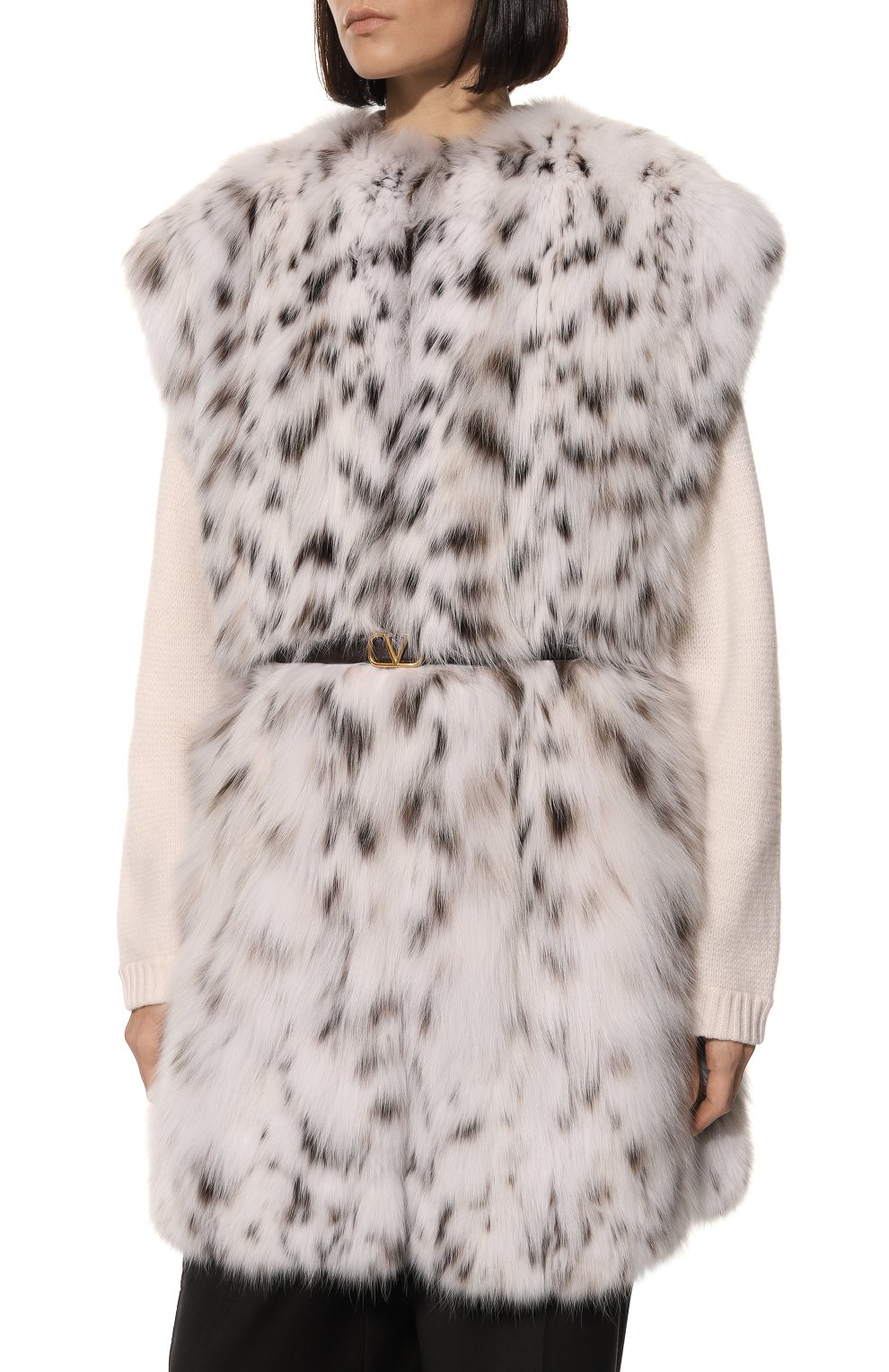 Жилет из меха рыси VALENTINO, арт. WF3FCA088CF, фото 3
