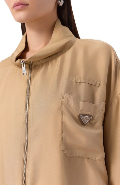 Шелковая куртка PRADA, арт. P5380Q/14PE, фото 5