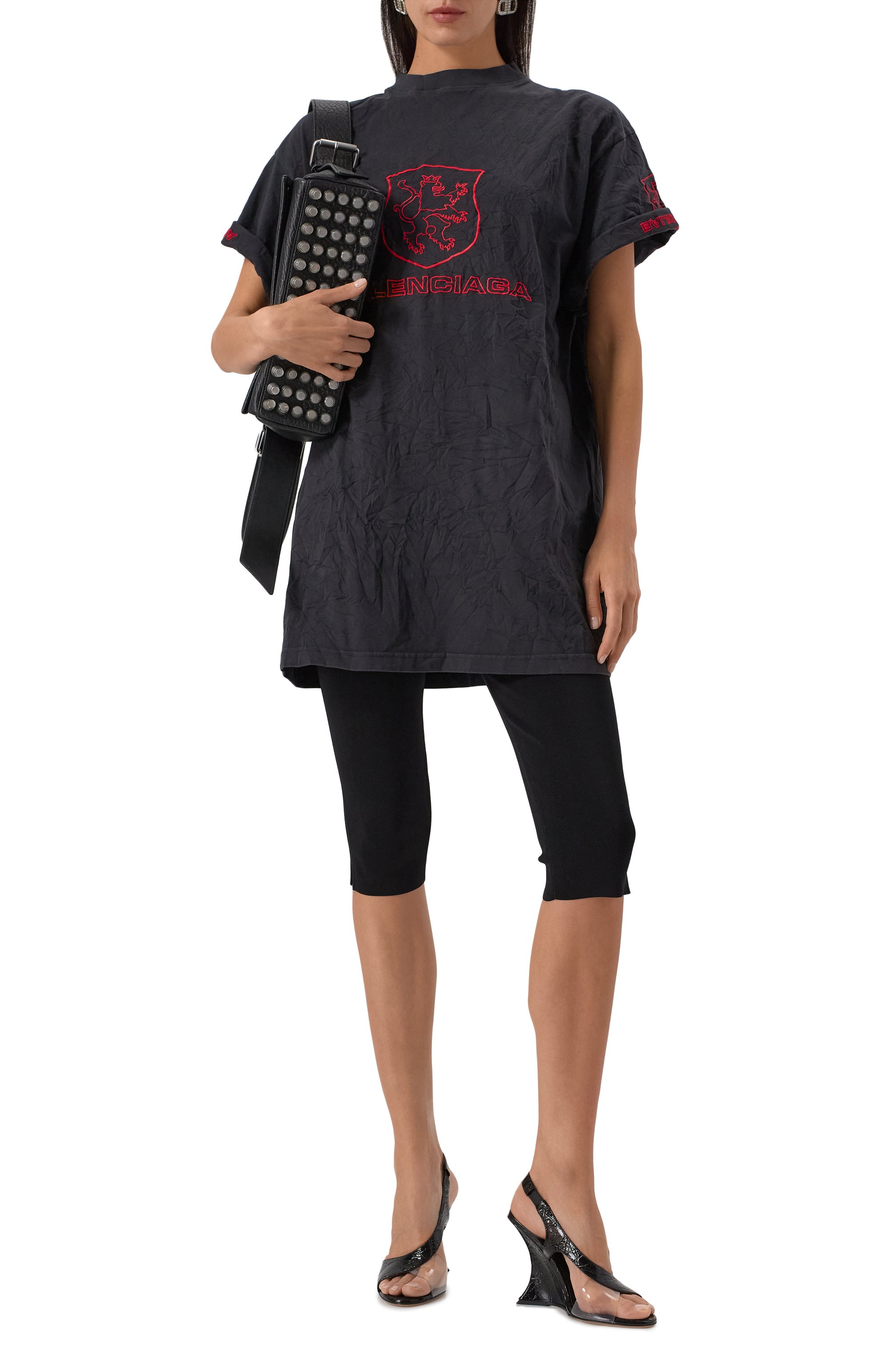 Хлопковая футболка BALENCIAGA, арт. 787349/TRVR9, фото 6