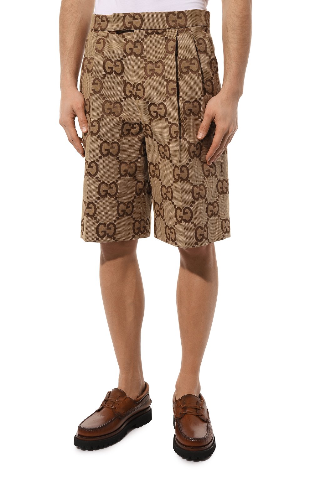 Хлопковые шорты GUCCI, арт. 673181 ZAHT6, фото 3