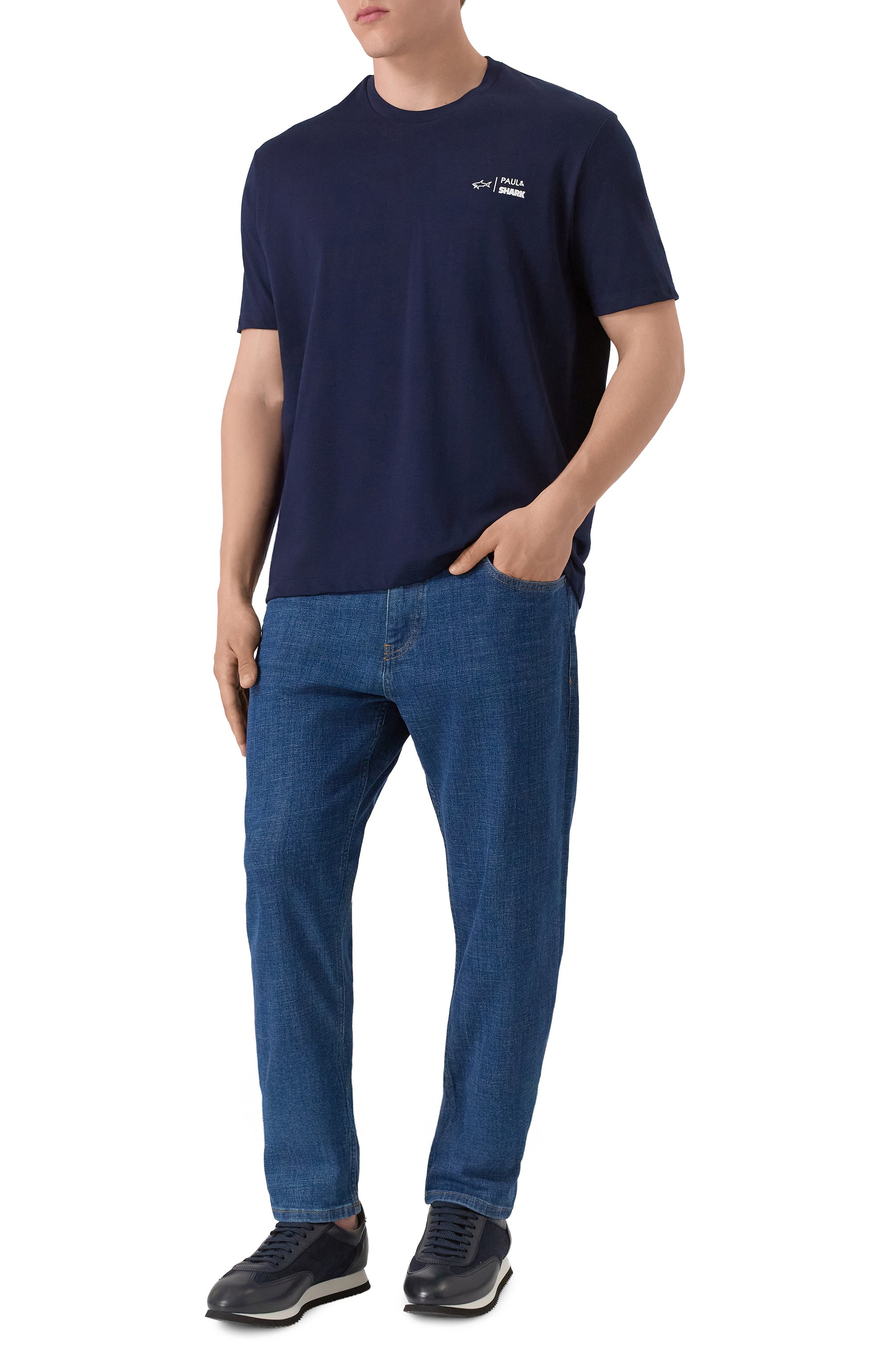 Хлопковая футболка PAUL&SHARK, арт. 25411063/XL, фото 2