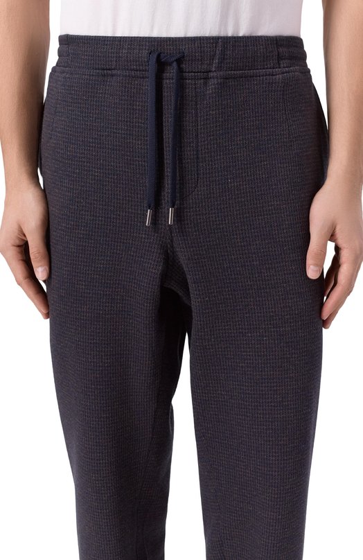 Хлопковые брюки Andrea Campagna 19M703.SZ00.CAMP./58 Синий  19M703.SZ00.CAMP./58 Фото 5