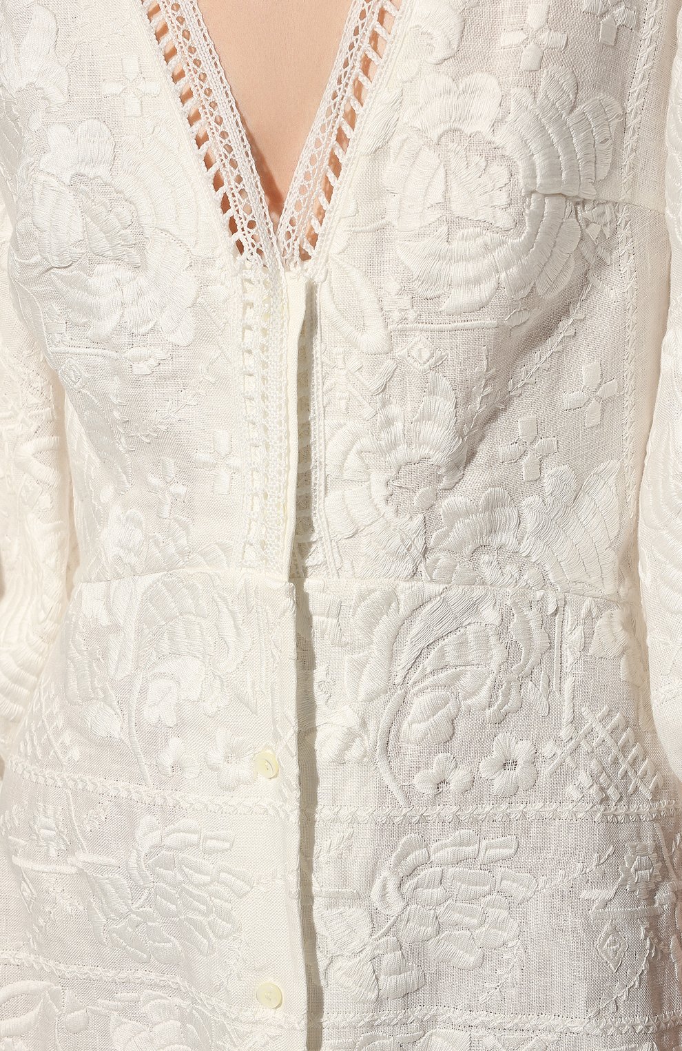Льняное платье ERMANNO SCERVINO, арт. D404Q604BMY, фото 5
