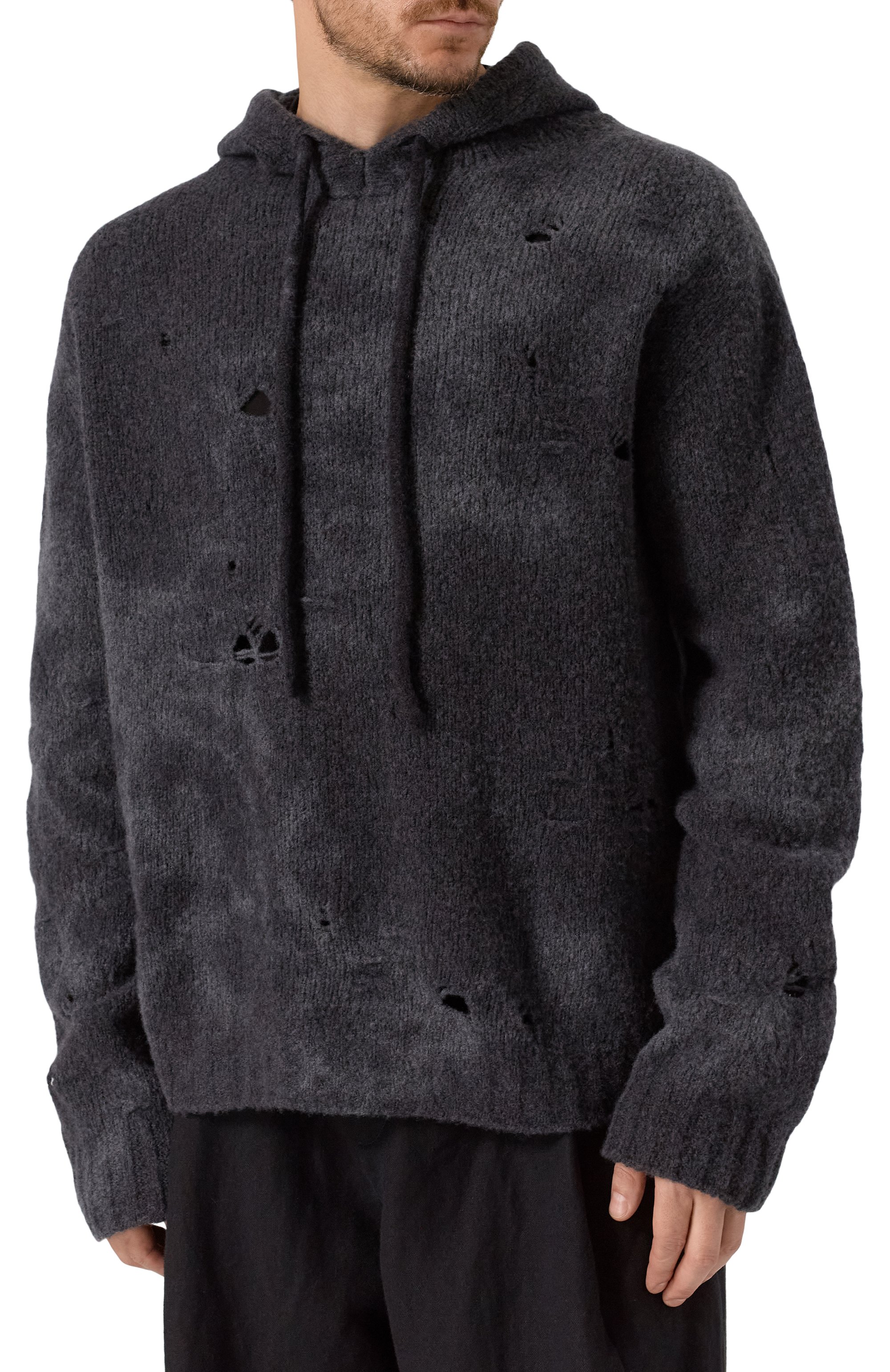 Худи из шерсти и кашемира UMA WANG, арт. UK7599, фото 3