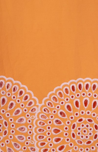 Хлопковые брюки STELLA MCCARTNEY оранжевого цвета по цене 23800 руб., арт. TY6E30, фото 3 Хлопковые брюки STELLA MCCARTNEY, арт. TY6E30, фото 3