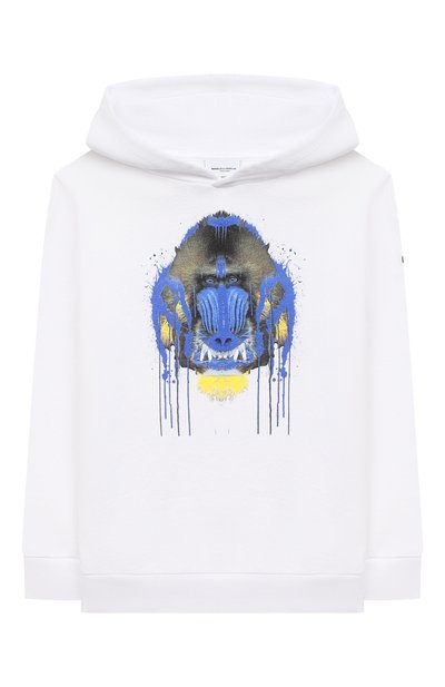 Хлопковое худи MARCELO BURLON KIDS OF MILAN, арт. 21E/B/MB/2102/0020/2-6Y, фото 1