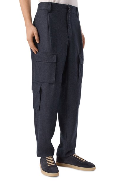 Шерстяные брюки-карго BRUNELLO CUCINELLI, арт. M038PF3010, фото 3