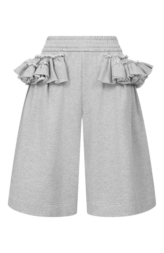 Хлопковые шорты Dries Van Noten 011177/3610 Серый 011177/3610