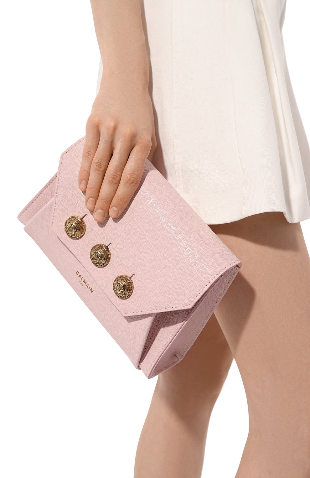 Клатч embleme BALMAIN, арт. DN1BK923/LGSR, фото 2