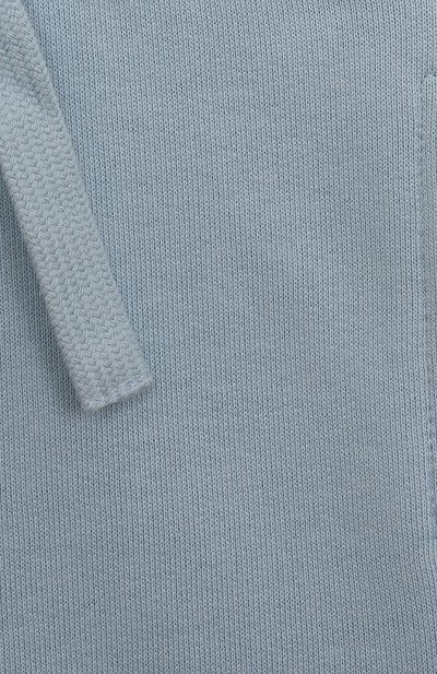 Хлопковые джоггеры STELLA MCCARTNEY голубого цвета по цене 7275 руб., арт. TS6730, фото 3 Хлопковые джоггеры STELLA MCCARTNEY, арт. TS6730, фото 3
