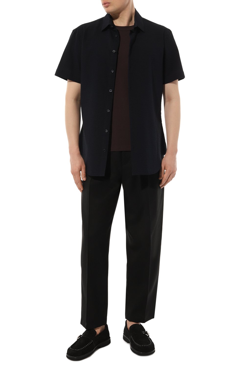 Хлопковая рубашка GIORGIO ARMANI, арт. 4SGCC0AI/TZ272, фото 2