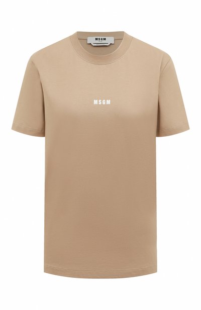 Женская хлопковая футболка MSGM, арт. 3341MDM500 227798