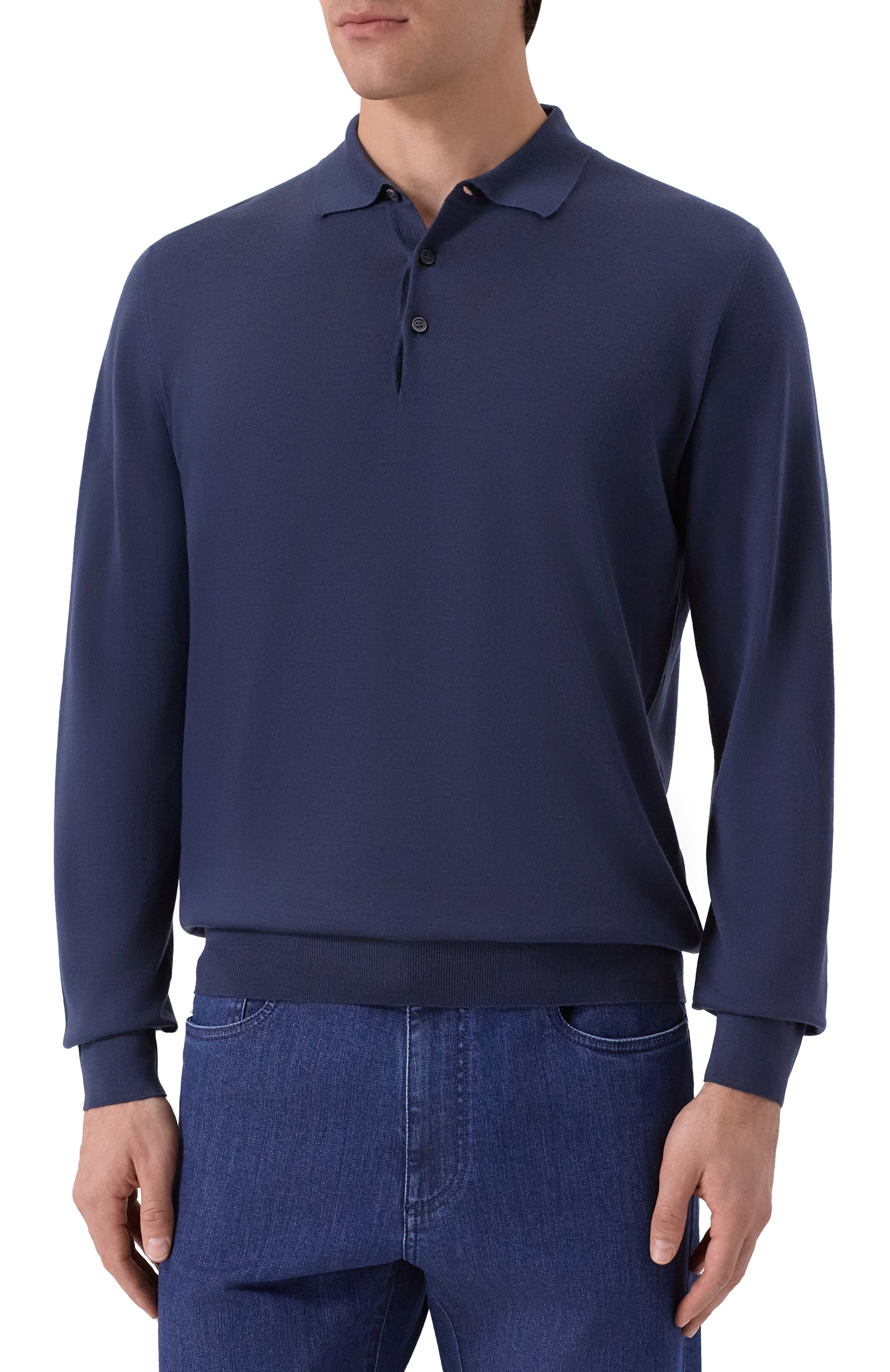 Шерстяное поло CORNELIANI, арт. 26M529-2625126, фото 3