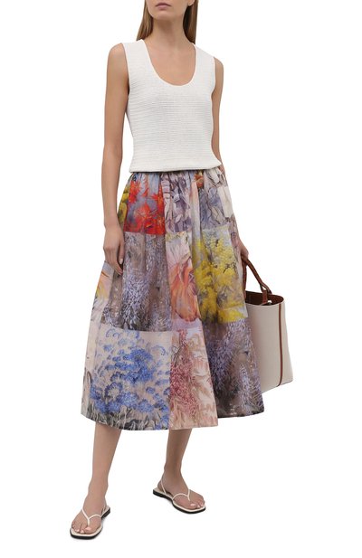 Юбка изо льна и шелка ZIMMERMANN, арт. 1342SB0T, фото 2