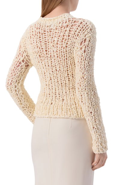 Свитер с отде лкой пайетками JIL SANDER, арт. J03GP0171/J18354, фото 4