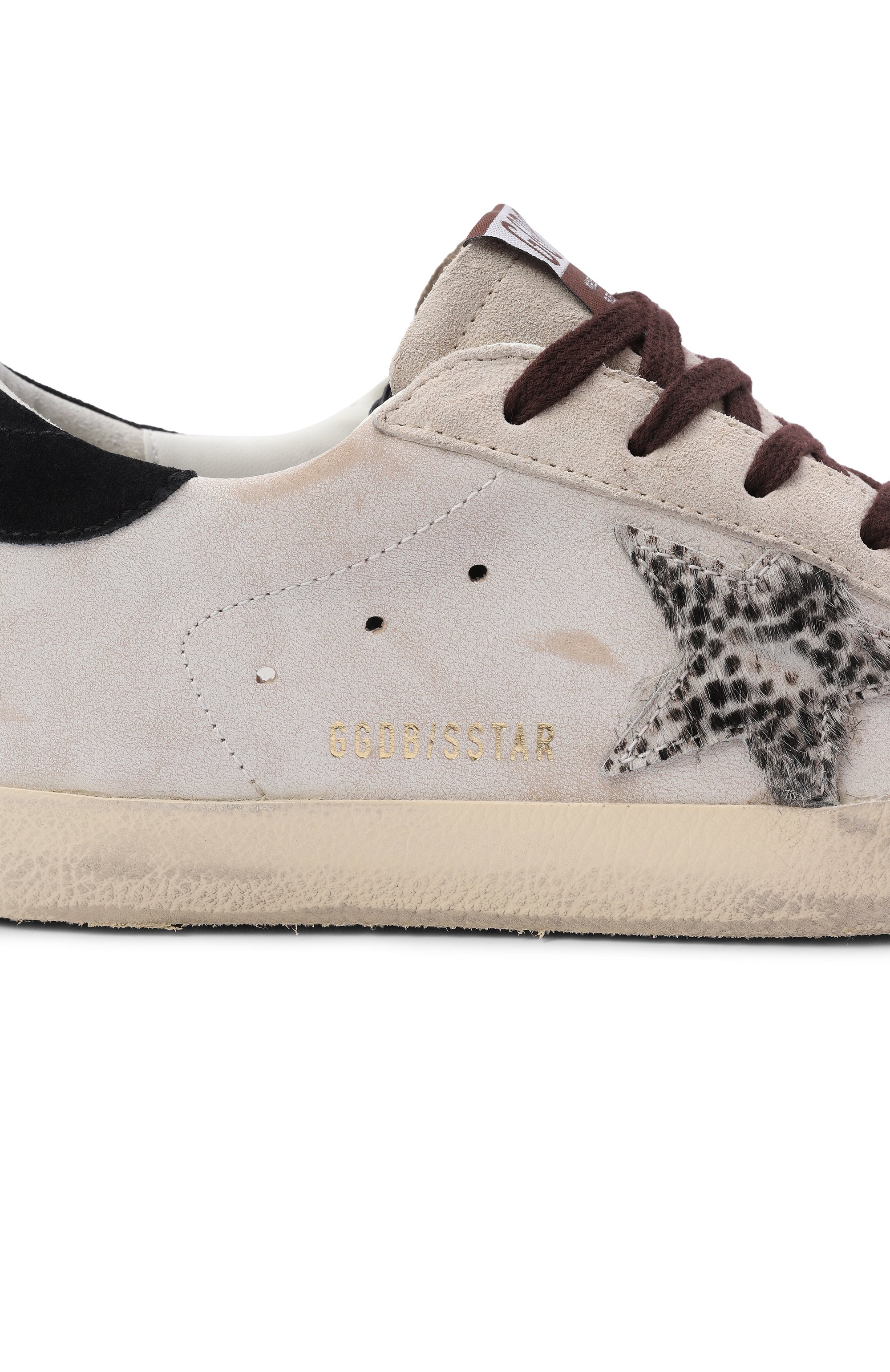 Кожаные кеды super-star GOLDEN GOOSE DELUXE BRAND кремового цвета по цене 69950 руб., арт. GWF00101.F008746, фото 7 Кожаные кеды super-star GOLDEN GOOSE DELUXE BRAND, арт. GWF00101.F008746, фото 7