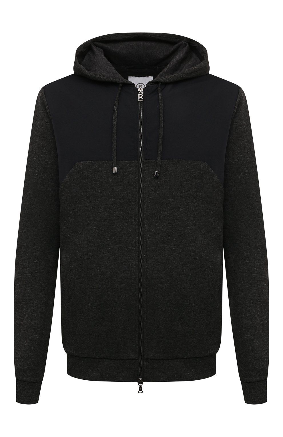 Толстовка из вискозы BOGNER темно-серого цвета по цене 52800 руб., арт. 88039360, фото 1 Толстовка из вискозы BOGNER, арт. 88039360, фото 1