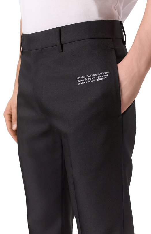 Брюки Off-White 0MC0020C99FAB001 Чёрный  0MC0020C99FAB001 Фото 5