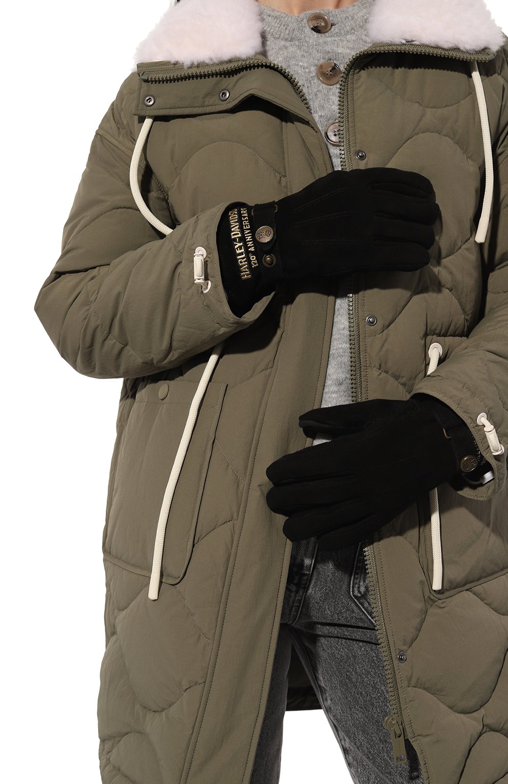 Замшевые перчатки HARLEY-DAVIDSON, арт. 97216-23VW, фото 2