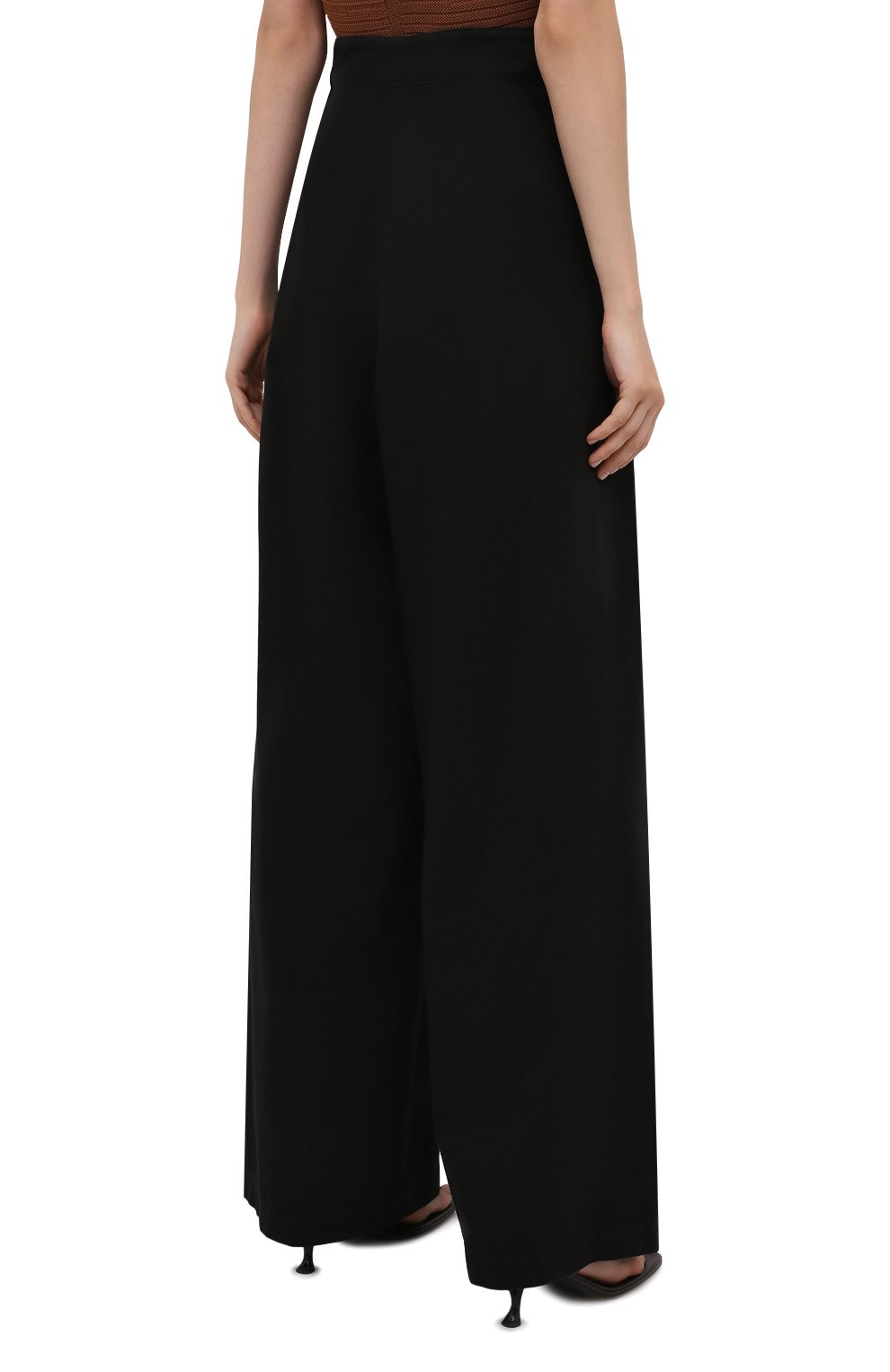 Хлопковые брюки DRIES VAN NOTEN черного цвета по цене 38900 руб., арт. 212-030908-3285, фото 4 Хлопковые брюки DRIES VAN NOTEN, арт. 212-030908-3285, фото 4