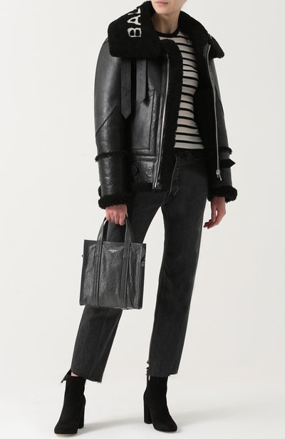 Укороченная дубленка свободного кроя BALENCIAGA, арт. 436548/TSH11, фото 2
