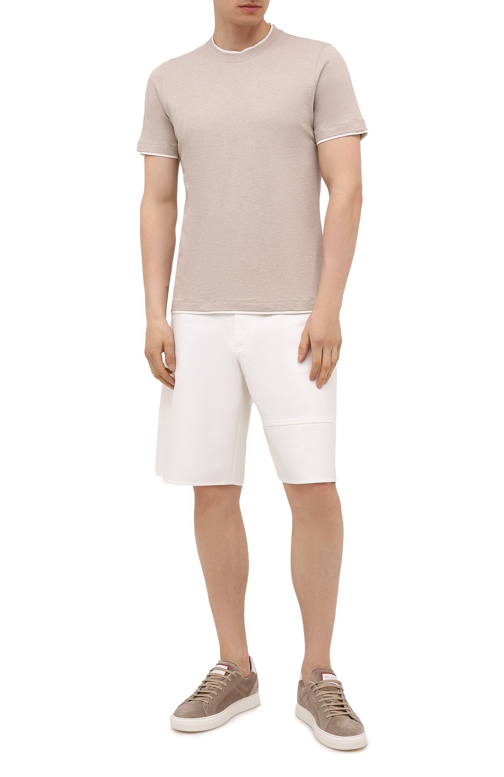 Хлопковая футболка BRUNELLO CUCINELLI, арт. M0T617427, фото 2