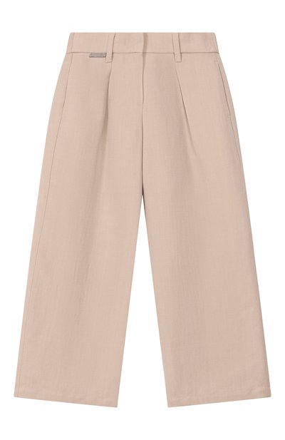 Брюки из вискозы и льна BRUNELLO CUCINELLI, арт. BH126P214A