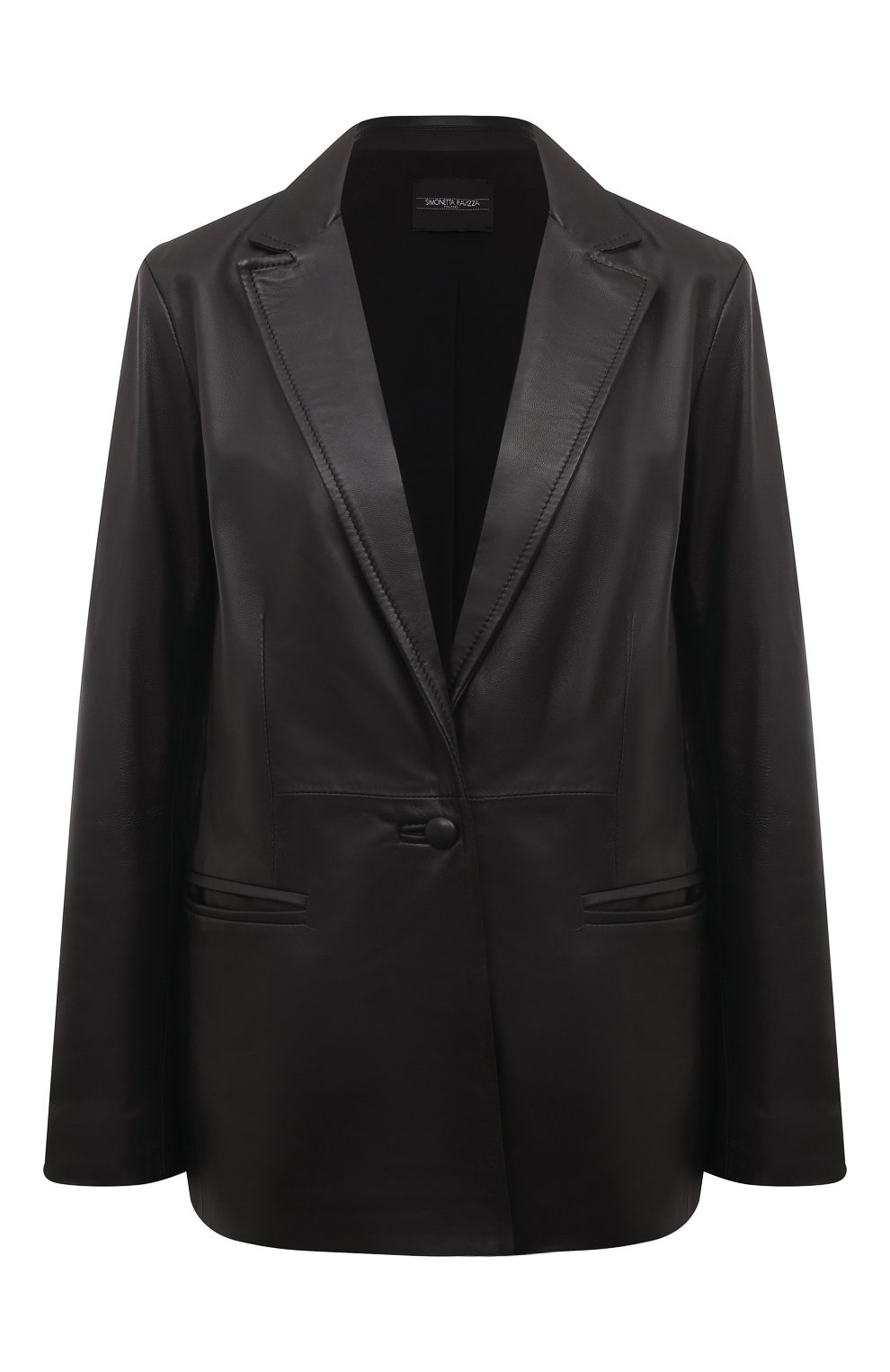 Кожаный жакет SIMONETTA RAVIZZA, арт. S04JA236L16/TS, ф�ото 1