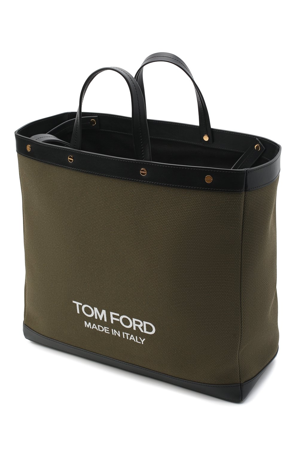 Женская хаки сумка-шопер t screw TOM FORD купить в интернет
